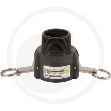 BANJO M-Teil 2" mit Außengewinde 2" BSP - Max. werkdruk 20 bar