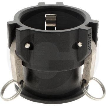 BANJO Adapter M-deel 3" Kunststof 15 bar.