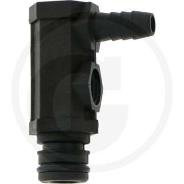 Agrotop Slangtule 2x 90°, 3/8" - Passend voor pomp 67016844, 67016845