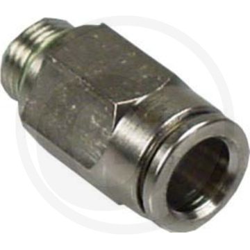 Inschroefkoppeling BK-GE-6-1/8-MSv (recht)