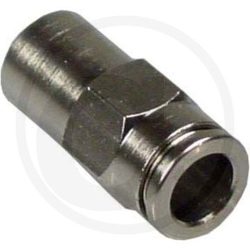 BK-GA-10-3/8-MSV rechte opschroefkoppeling 10mm G 3/8" - 33,5mm.