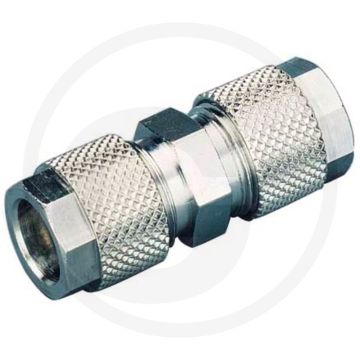 A-GV-10/8-MSv rechte verbinder - Slangafmetingen: 10mm