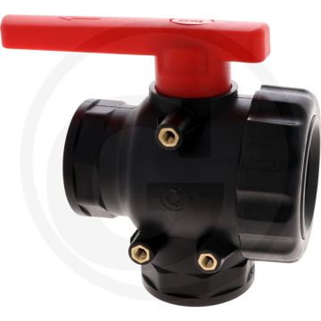 3-Wege Kugelhahn IG 2" (PP, 10 bar)