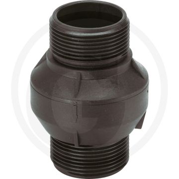 Tecomec Rückschlagventil 1 1/2" V-V met RVS veer.