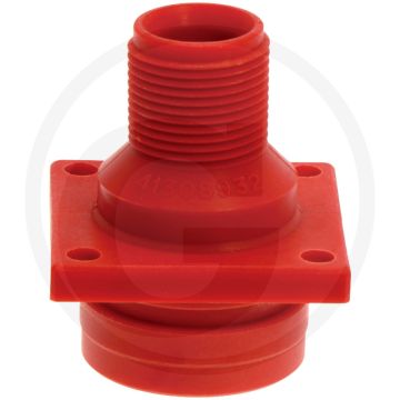 POLMAC Aansluitflens (3/4" buitendraad)
