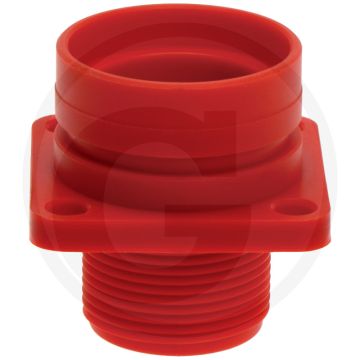 POLMAC Aansluitflens (1 1/4" buitendraad)