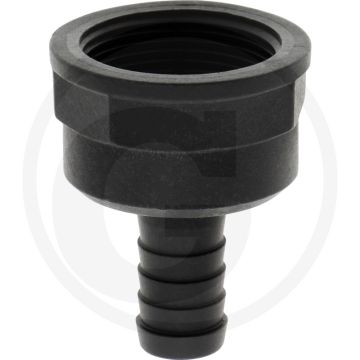 Schlauchtülle Ø 19mm x 1 1/4" PVC.