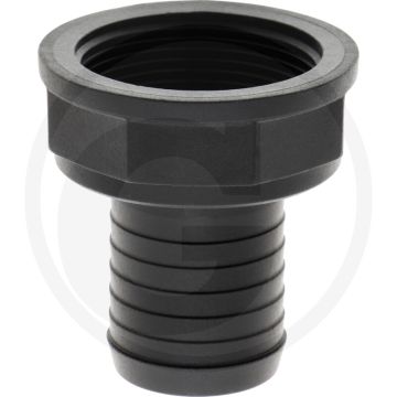 Schlauchtülle gerade Ø 35mm x 1 1/2" PVC.