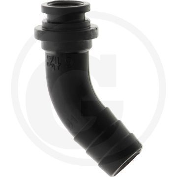 Schlauchtülle 45° Ø13mm für Überwurfmutter (mit Innengewinde 1/2")