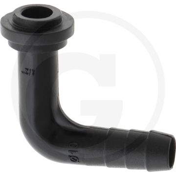 Schlauchtülle 90° Ø10mm für Überwurfmutter (mit Innengewinde 1/2")