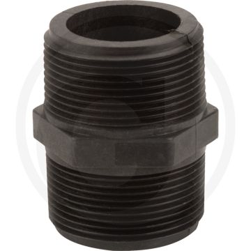 BANJO Doppelnippel AG 1 1/2" PP Max. werkdruk 20 bar