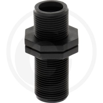Schottnippel AG 3/4" PP 40x40x22mm - Beregeningstechniek