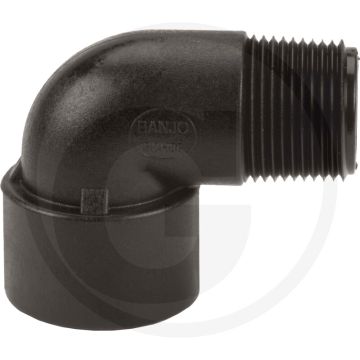 BANJO Bogen 90°, IG 1" x AG 1", PP.