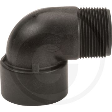 BANJO Bogen 90°, IG 1 1/4" x AG 1 1/4", PP - SL125-90.