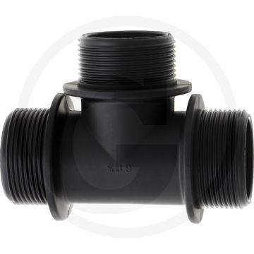 T-Stück 3 x AG 1 1/2" PP 115mm - Beregeningstechniek Fittingen