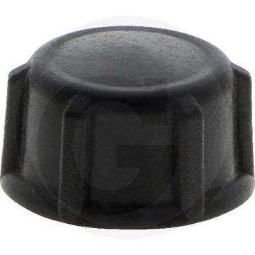 Verschlusskappe IG 1/4" zwart PP 19mm
