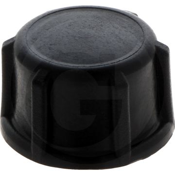 Verschlusskappe IG 3/8" zwart PP 29x18x14mm