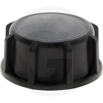 Verschlusskappe IG 1" zwart, PP, D:46mm.