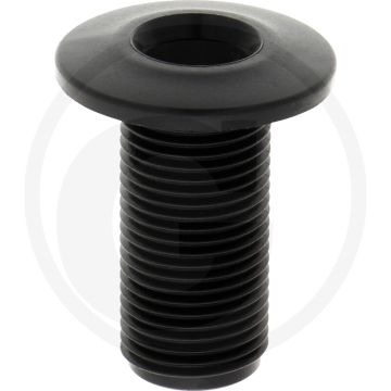 Ablaufstutzen AG 1/2" - PP, 43mm H, 48mm L