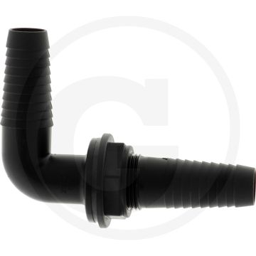 Verschraubung 90°, 2 x Ø 20mm (mit Überwurfmutter 3/4")