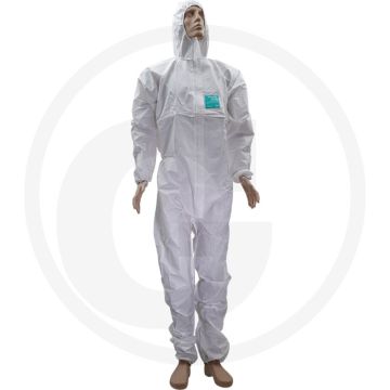 Einweg-Overall PSM - XXL, atmungsaktiv, antistatisch, flusenarm, silikonfrei.