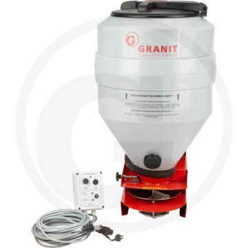 Strooier Convenience 90L tank, elektrische aandrijving, 12V DC