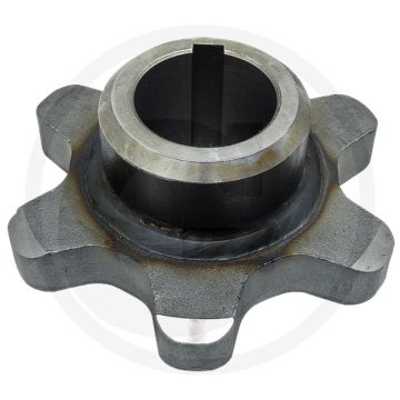 Nestwiel (Ø: 60 mm, voor vlakke schakelketting: 78,5 mm)