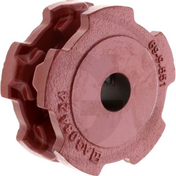 Omkeerrol 110mm Ø, 25mm boring, 55mm breedte