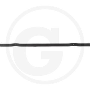 Bodemlijst U-profiel H: 25 x B: 50, L: 1650 mm, Ø 12,5 mm - 1075 mm gatafstand