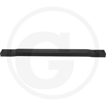 Bodemlijst 775 x 60 x 30 mm U-profiel H: 30 x B: 60, gebogen - Vierkant gat