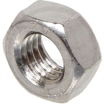 Zeskantmoer M8 x 1,25, DIN 934, Staal, Ø D 8mm.