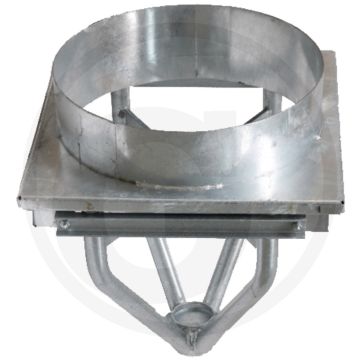 Suma Wandframe met steun (700 x 700 mm, voor 100 mm buis-Ø)