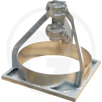 Suma Wandframe inclusief steun 62 cm Suma (620 x 620 mm voor 100 mm buis-Ø)
