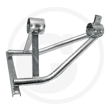 Suma Steun (versterkt (verzinkt) voor 100 mm buis-Ø, ook zonder wandframe 48071060 inzetbaar.)