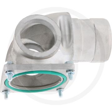 Jurop Luchttransportset zuigzijde FIX Ø 80mm (gebogen 90°, Ø 80 mm)