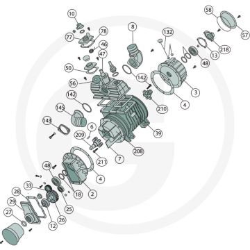 Battioni Pagani Rotor STAR 84 - Vacuümpomp Onderdeel