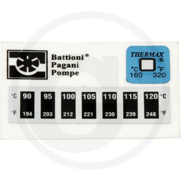Battioni Pagani Thermo-label Passend voor Ballast 16000