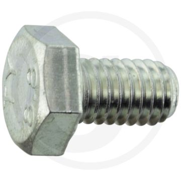 Zeskantbout DIN 933 M6 x 10 staal 8.8 - Lengte 10mm