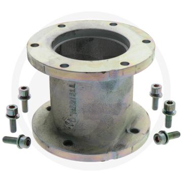 Hertell Flens (voor hydrauliekmotor, 106 mm lang)