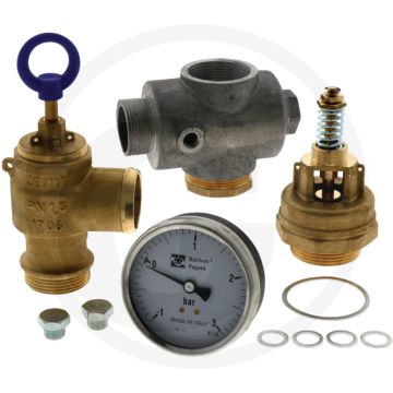 Battioni Pagani Manometerset 1 1/2" voor MEC 5000, 6500, 8000.