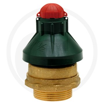 MZ Vacuumventiel - Messing, Ø 1 1/2", Werkdruk -0,3 → -0,8 bar