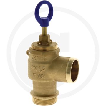 Battioni Pagani Overdrukventiel 1 1/2" Messing Passend voor: MEC 5000, MEC 6500, MEC 8000...