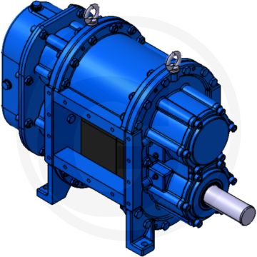 Bomik Draaizuigerpomp A136-210 E, aandrijfas onder, 2500 l/min.