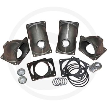 Battioni Pagani Aansluitbochten - set (voor BR EVO 170/260, 6" aansluiting)