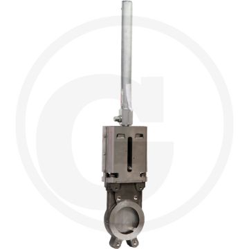 MZ Mestafsluiter Art.0120/0500, 4" Hydraulisch enkelwerkend.