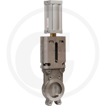 MZ Mestafsluiter Art.0120/0571, 4" Pneumatisch dubbelwerkend, NW 100mm