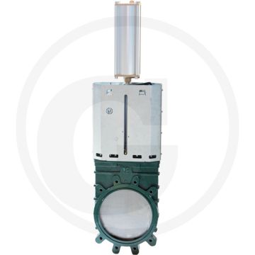 MZ Mestafsluiter Art.0100/0575, 12" Pneumatisch dubbelwerkend - NW 300mm