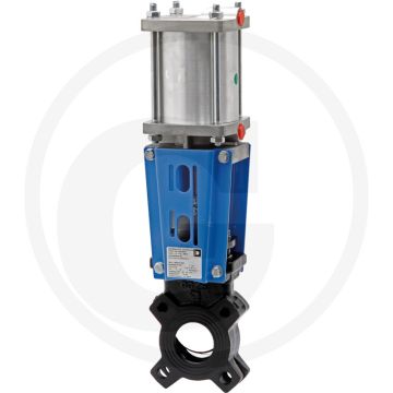 Watergates Schuifafsluiter PD-WGE DN 50 (Pneumatisch dubbelwerkend)
