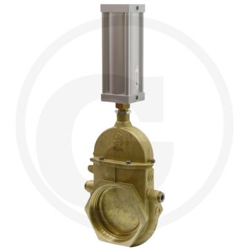 MZ Mestafsluiter Art.0042/0570, 6" Pneumatisch dubbelwerkend, NW 145