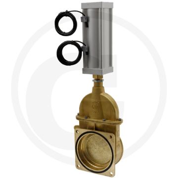 MZ Mestafsluiter Art.0072/0571, 5" met pneumatische bediening